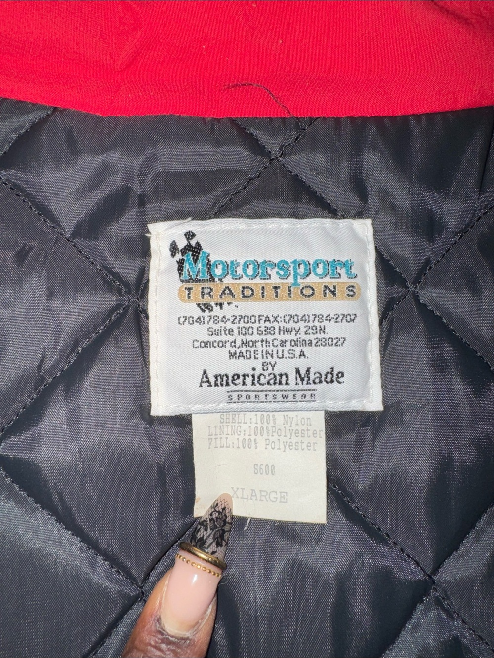 Vintage 90s Heilig Meyers Racing NASCAR #90 Ford Jacket - Picture 5 of 5